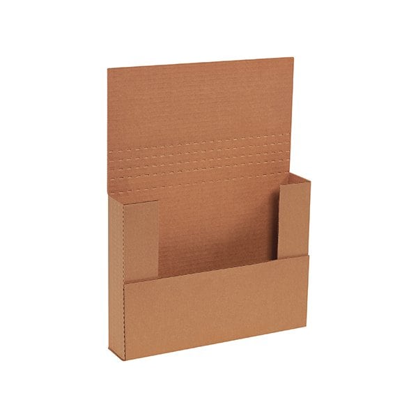 Bsc Preferred 11 1/8 x 8-5/8 x 2'' Kraft Easy-Fold Mailers, 50PK BUY00017188 - main